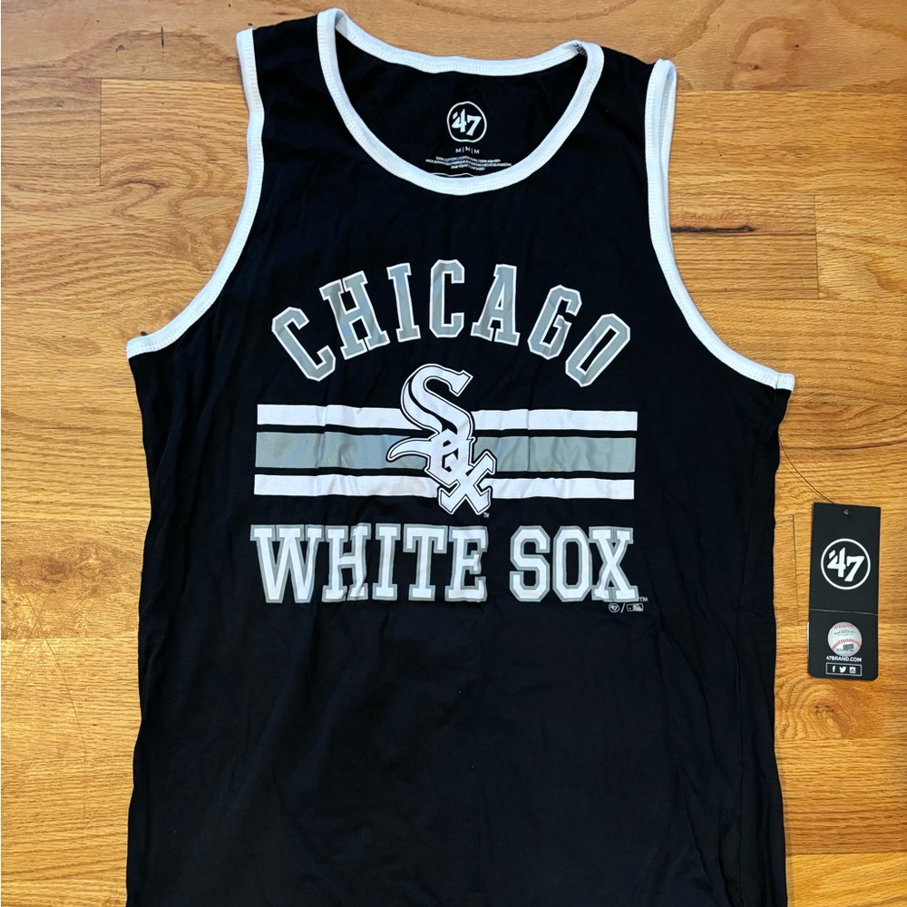 47 BRAND NWT Chicago White Sox Men’s Black Tank